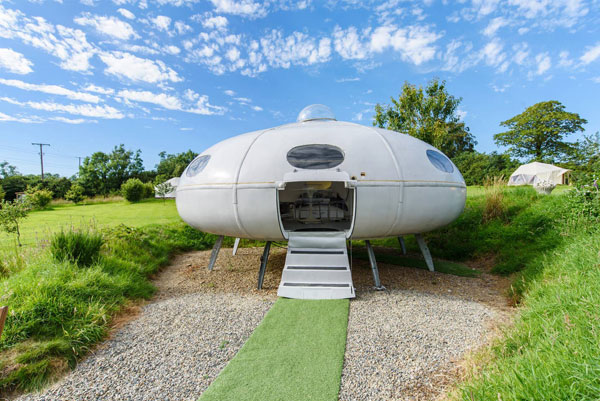 Airbnb find: Futuro-style UFO holiday let in Redberth, Pembrokeshire