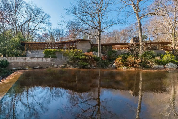 Frank Lloyd Wright-designed Tirranna in New Canaan, Connecticut, USA