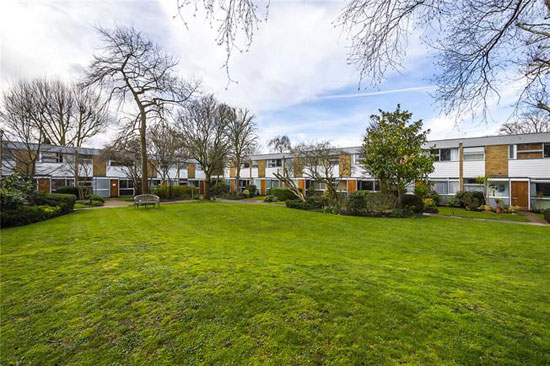 1960s Span House on the Fieldend estate, Twickenham, Greater London