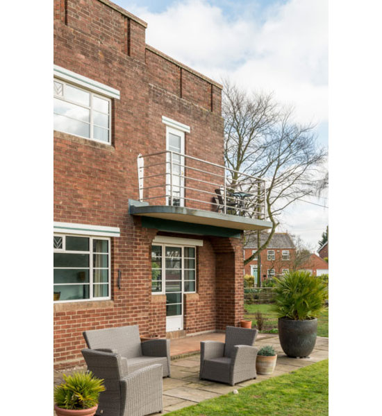 1930s Norman Webster art deco house in Long Sutton, Lincolnshire