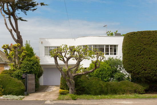 1930s Oliver Hill-designed art deco property in Frinton-on-Sea, Essex