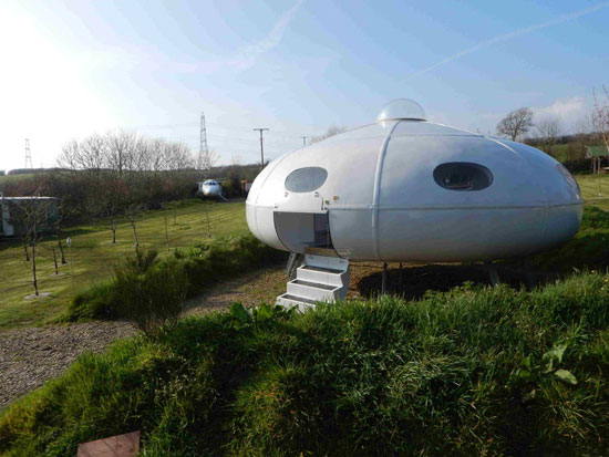 Airbnb find: Futuro-style UFO holiday let in Redberth, Pembrokeshire