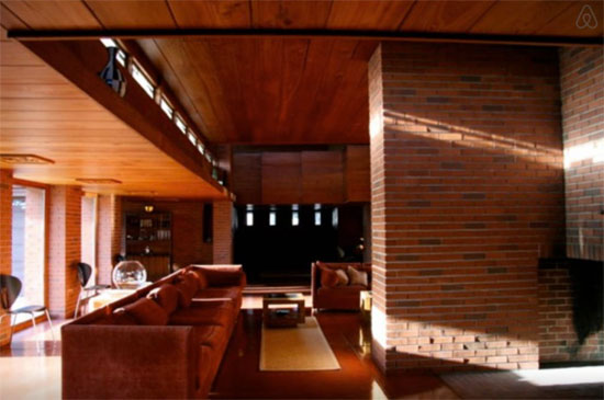 Airbnb find: Frank Lloyd Wright-designed Schwartz House in Two Rivers, Wisconsin, USA