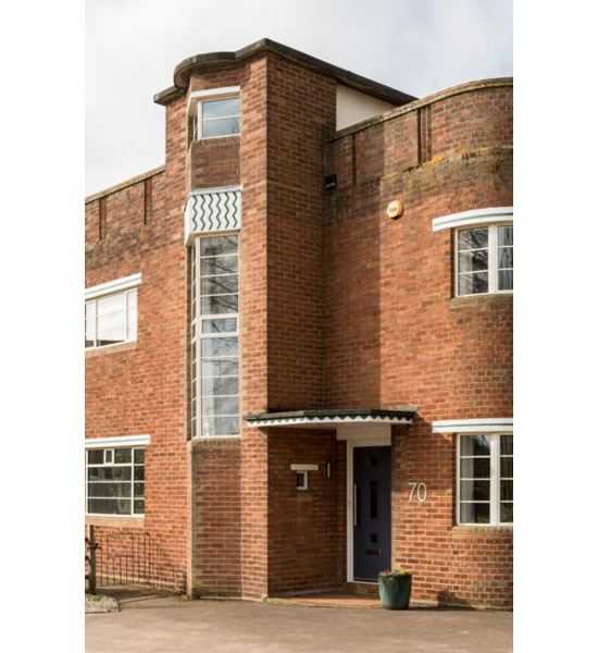 1930s Norman Webster art deco house in Long Sutton, Lincolnshire