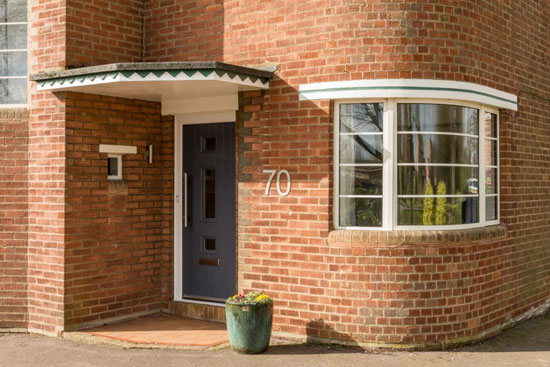 1930s Norman Webster art deco house in Long Sutton, Lincolnshire