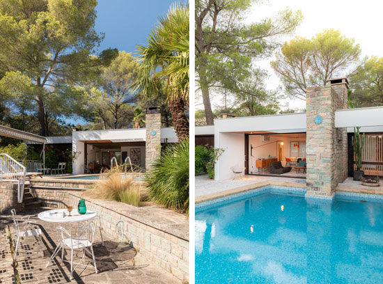 1960s Villa Aloha by Jean Reitz in Frejus, Cote d'Azur, south-east France