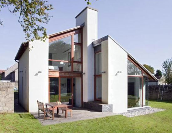 On the market: Three-bedroom contemporary modernist property in Slamanna, near Falkirk, central Scotland