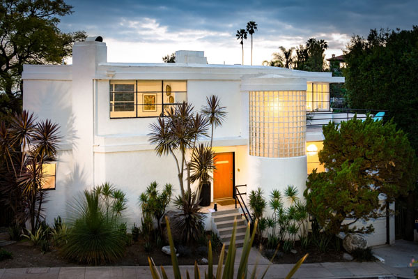 1930s William Kesling art deco ULM House in Los Angeles, California, USA