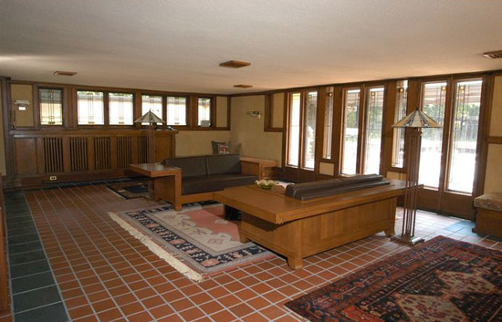 Frank Lloyd Wright-designed Avery Coonley House in Riverside, Illinois, USA