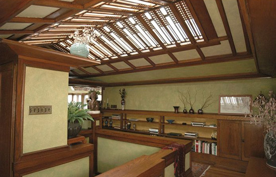 Frank Lloyd Wright-designed Avery Coonley House in Riverside, Illinois, USA
