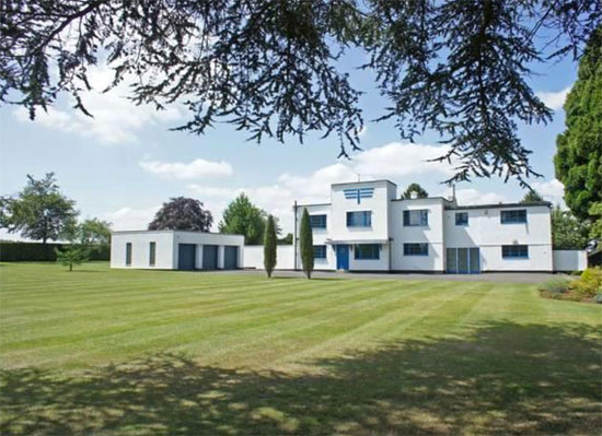 Back on the market: Charles Riddy-designed Foxfield art deco property in Quinton, Northamptonshire