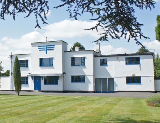 Charles Riddy-designed Foxfield art deco property in Quinton, Northamptonshire