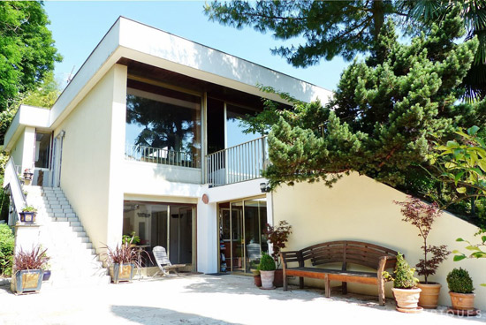 On the market: 1960s Raymond Fischer-designed modernist property in Andrésy, northern France