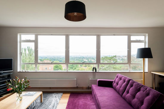 Apartment in the 1950s Austin Vernon and Partners-designed Frobisher Court, London SE23