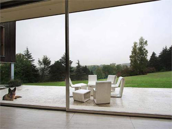 1960s Jacques Rabinel-designed modernist villa in Aulnay-sur-Mauldre, near Paris, France