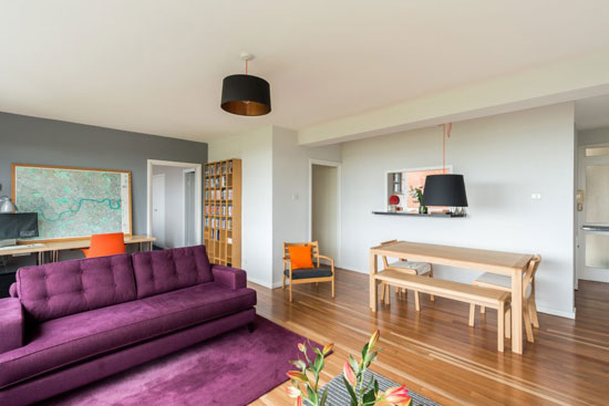 Apartment in the 1950s Austin Vernon and Partners-designed Frobisher Court, London SE23