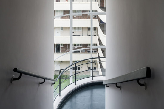 1930s split-level apartment in Wellesley Court, London W9