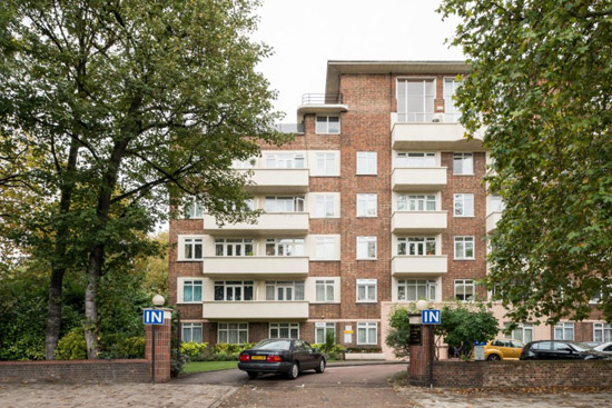 1930s split-level apartment in Wellesley Court, London W9