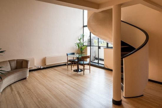 1930s split-level apartment in Wellesley Court, London W9