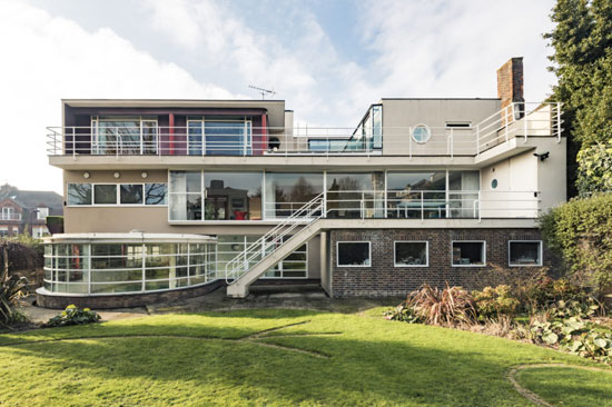 1930s Connell, Ward & Lucas-designed 66 Frognal modernist house in London NW3