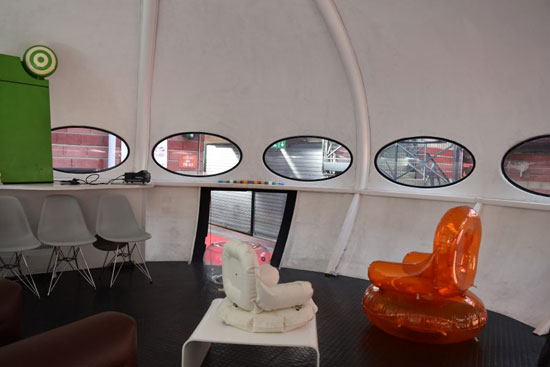 A fully preserved Matti Suurinen-designed Futuro House in France