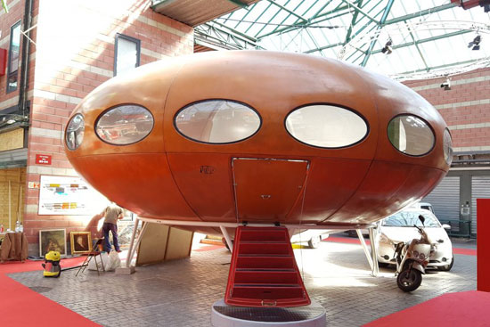 A fully preserved Matti Suurinen-designed Futuro House in France