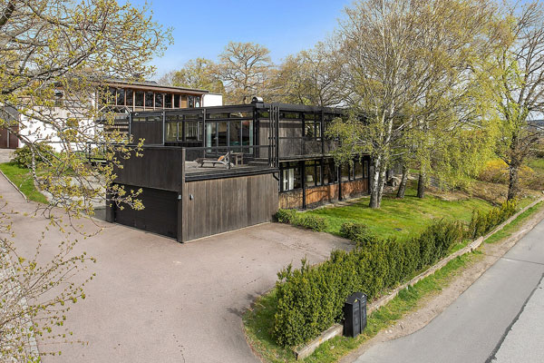 1970s Gunnar Serneblad modern house in Gothenburg, Sweden