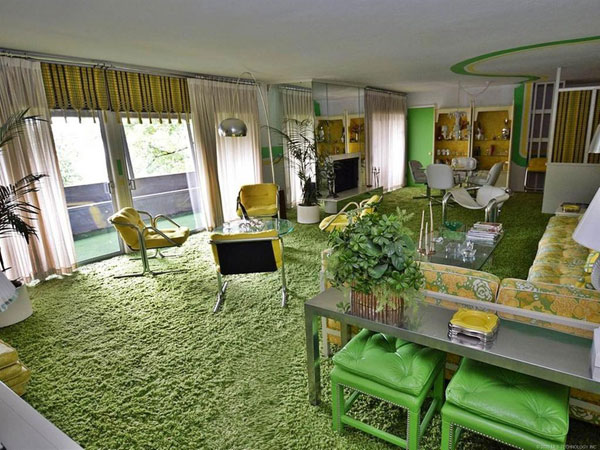 1960s time capsule house in Gore, Oklahoma, USA