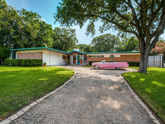 1950s Gordon Nichols-designed midcentury modern property in Dallas, Texas, USA