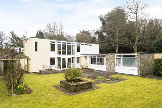 1960s Gerald Beech-designed modernist property in Broadstairs, Kent