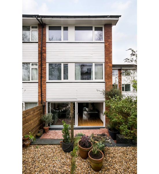 1960s midcentury townhouse in London SE23