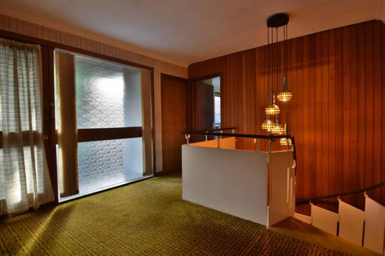 1970s modernist property in Bearsden, East Dunbartonshire, Scotland