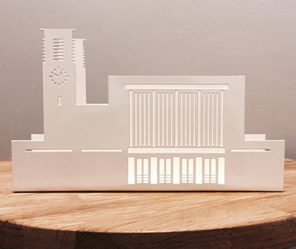 6. Architectural letter holders by Wilhon Design