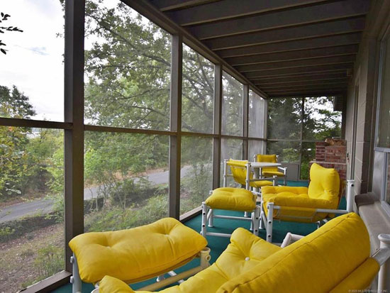 1960s time capsule house in Gore, Oklahoma, USA