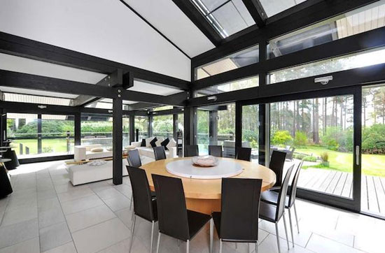 Six-bedroom modernist Huf Haus in Farnham, Surrey