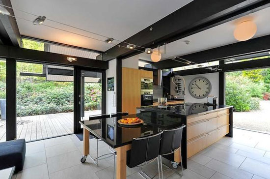 Six-bedroom modernist Huf Haus in Farnham, Surrey