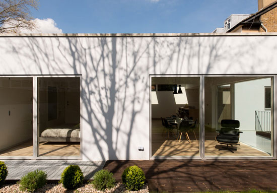 The Garden House contemporary modernist property in Wandsworth, London SW17