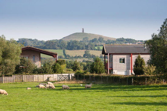 Richard Paxton-designed modernist barn in Glastonbury, Somerset