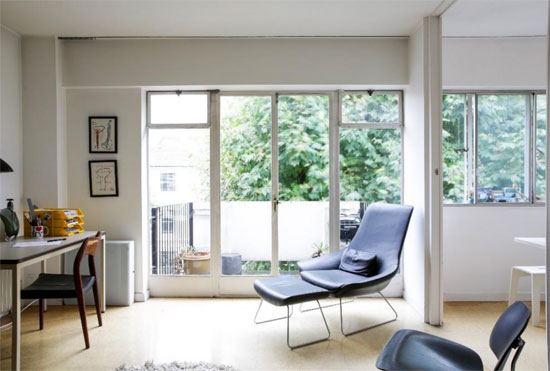 1950s Erno Goldfinger-designed modernist apartment in Primrose Hill, London NW1