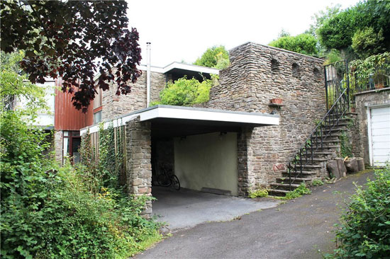 Space One 1960s modernist property in Clapton in Gordano, North Somerset