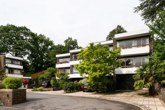 Norman Starrett 1960s modernist townhouse in Chislehurst, Kent