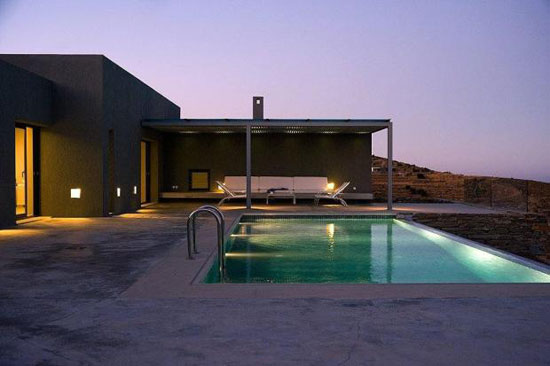 On the market: Five bedroom modernist-style villa in Otzias on the Cyclades Islands in Greece