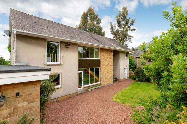 1950s Bill Nimmo modern house in Helensburgh, Argyll and Bute, Scotland