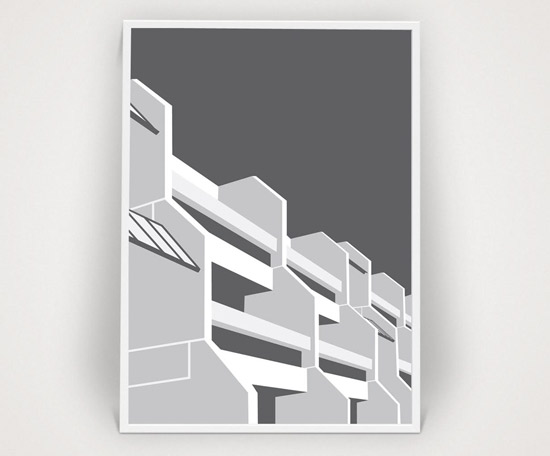 Available now: Limited edition Highgate New Town screenprint by Stefi Orazi