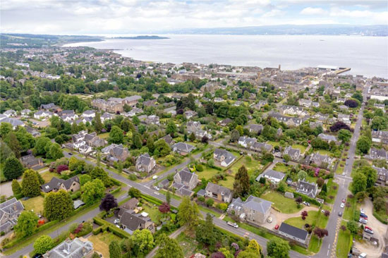 1950s Bill Nimmo modern house in Helensburgh, Argyll and Bute, Scotland