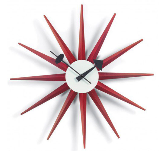 George Nelson Sunburst wall clock