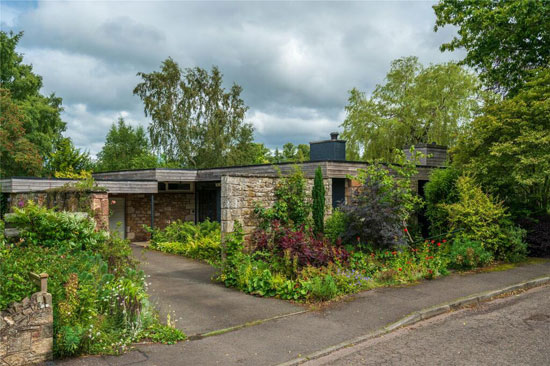 1960s midcentury modern house in Gifford, East Lothian