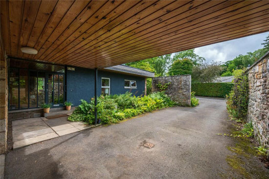 1960s midcentury modern house in Gifford, East Lothian