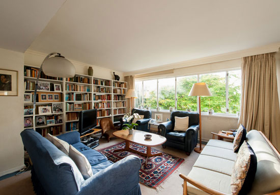 Four-bedroom duplex apartment in the 1930s Grade I-listed Berthold Lubetkin-designed Highpoint II building in North Hill, London N6