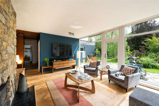 1960s midcentury modern house in Gifford, East Lothian